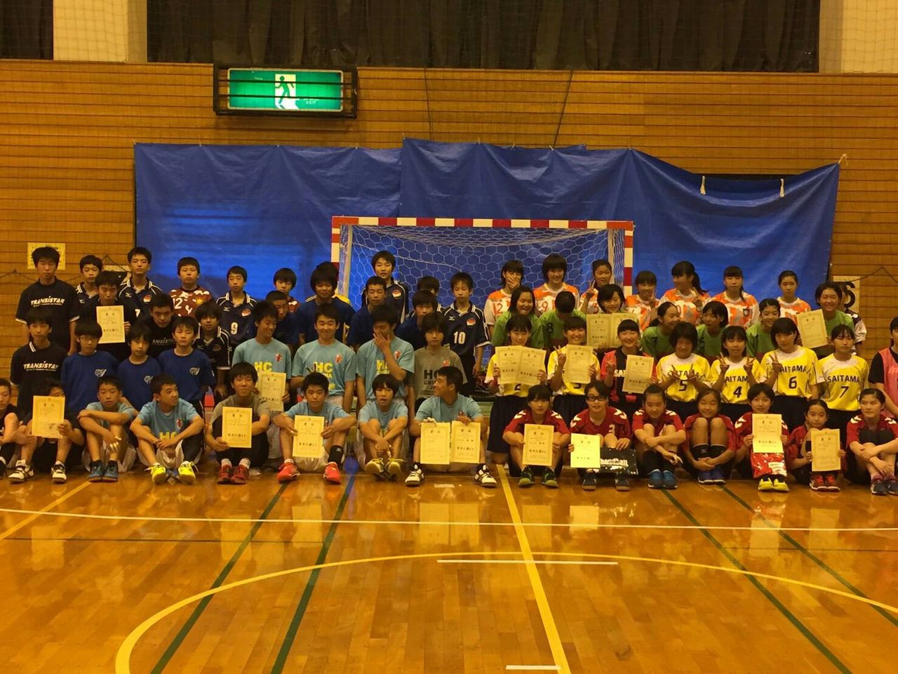 中学生 平成29年度 関東クラブチームカップ春季大会 山梨市ハンドボールスポーツ少年団