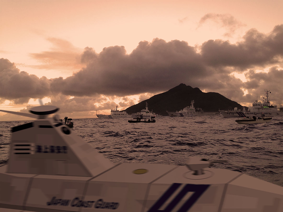 夢創艦隊リバイバル 新世代 海上保安庁 無人衝角巡視艇「しきがみ