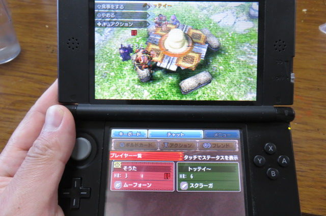 今日はソッティ に誘われ 久々のモンハンクロスです おっさんゲーマートッティ ブログ トッティ の生態系