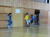 一輪車特訓中!