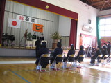 中学校の卒業式