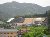 被せてありますね。