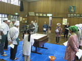 始めの会。