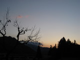 夕暮れ。