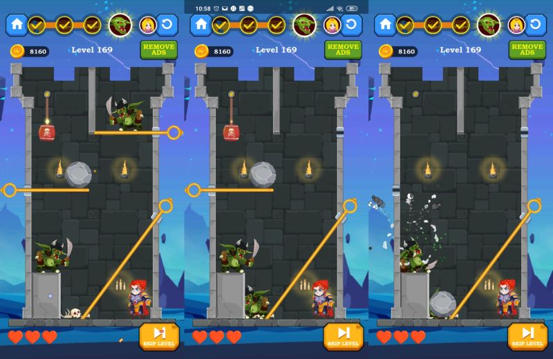 スマホ嘘広告ゲーを実現させた Hero Rescue をクリアした ゲーム脳人