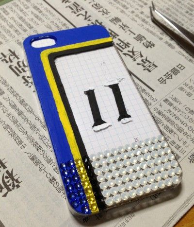 日ハム仕様のスマホケース デコ電 を作った ゲーム脳人