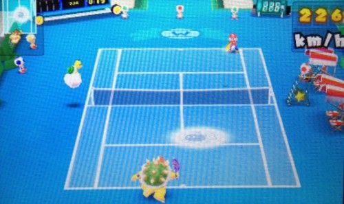 お子様向けテニスゲー 3ds マリオテニスオープン の感想 ゲーム脳人