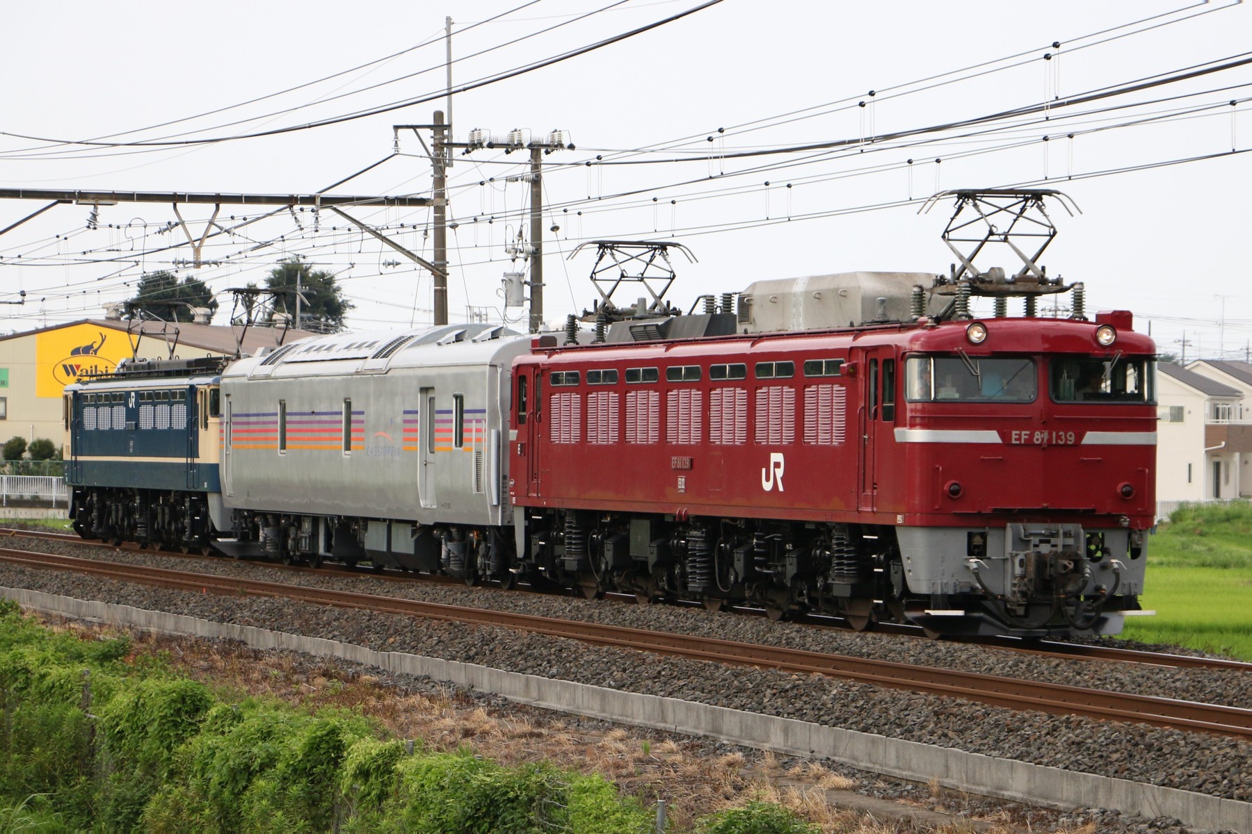 18 7 12運転 Ef81 139 カヤ27 501 Ef65 1102黒磯訓練 東武線沿線民の撮影記 18 7 12運転 Ef81 139 カヤ27 501 Ef65 1102黒磯訓練 東武線沿線民の撮影記