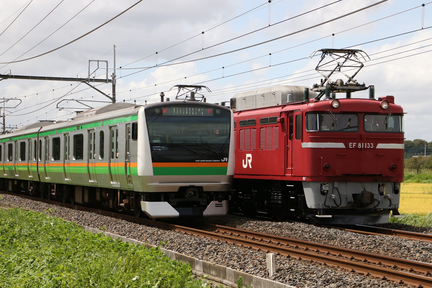 18 8 23運転 Ef81 133 カヤ27 501 Ef81 139黒磯訓練 東武線沿線民の撮影記 18 8 23運転 Ef81 133 カヤ27 501 Ef81 139黒磯訓練 東武線沿線民の撮影記