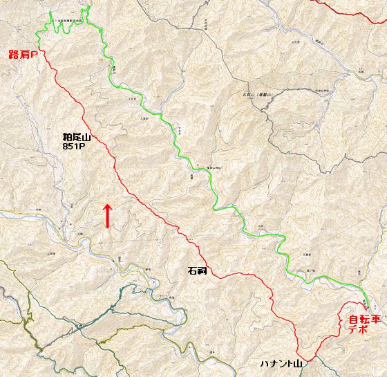 MAPハナント山の北2