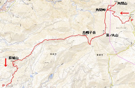 MAP角間山