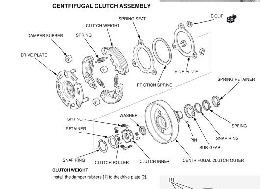 873S　カブ110　JA10　クラッチ関係一式　クラッチ　プレート　クラッチ版　ハウジング　スーパーカブ110　同梱OK 873S カブ110 JA10 クラッチ関係一式 クラッチ プレート クラッチ版