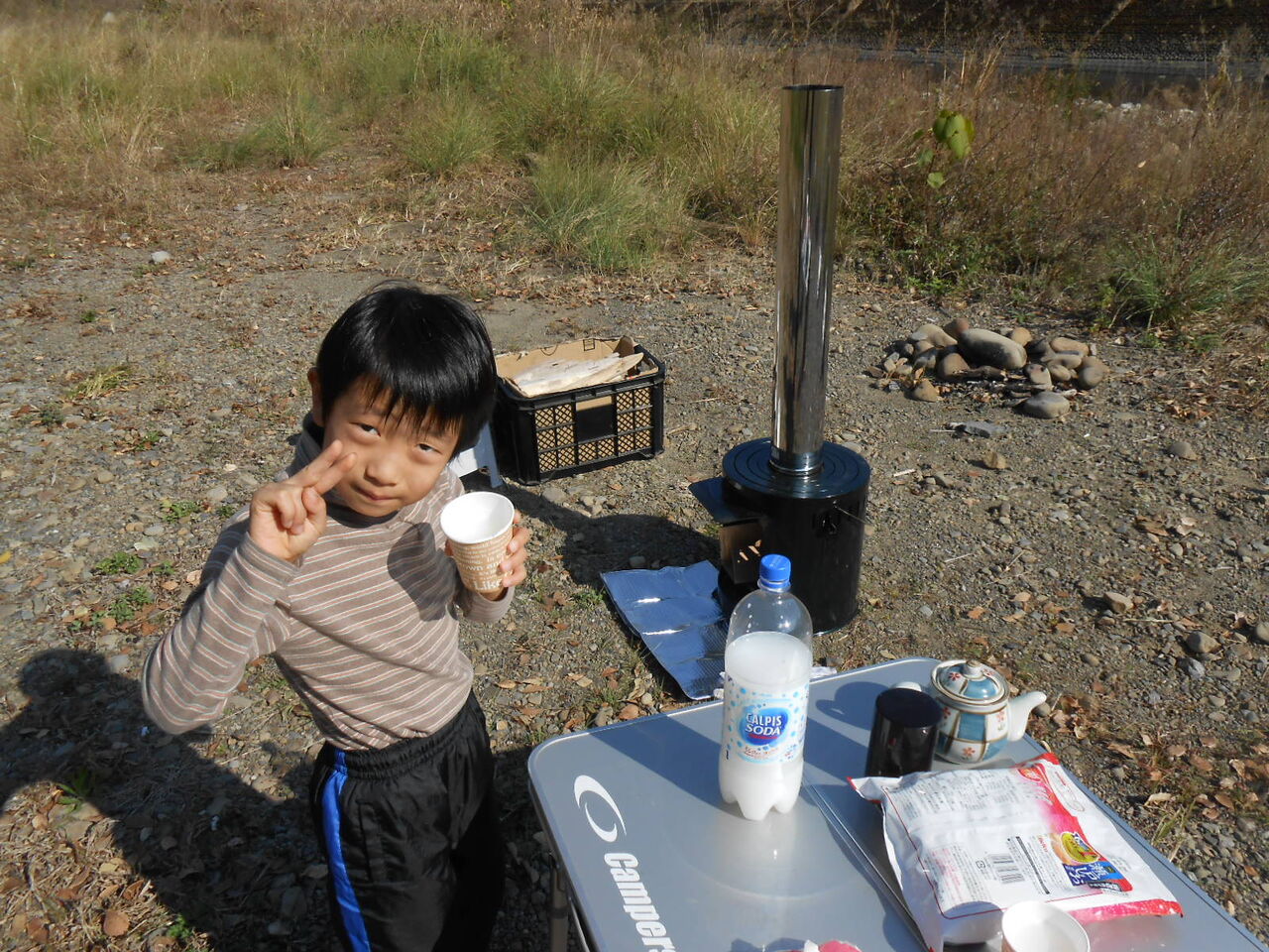 黒北キャンプ場で末っ子と焚き火会 Yamatarobligのblog