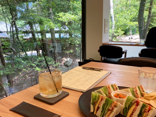 徳川美術館カフェにて