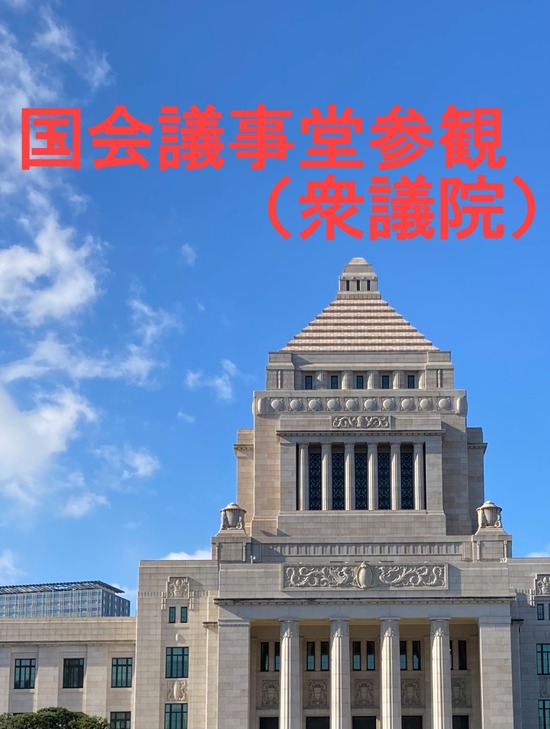 国会議事堂衆議院参観タイトル