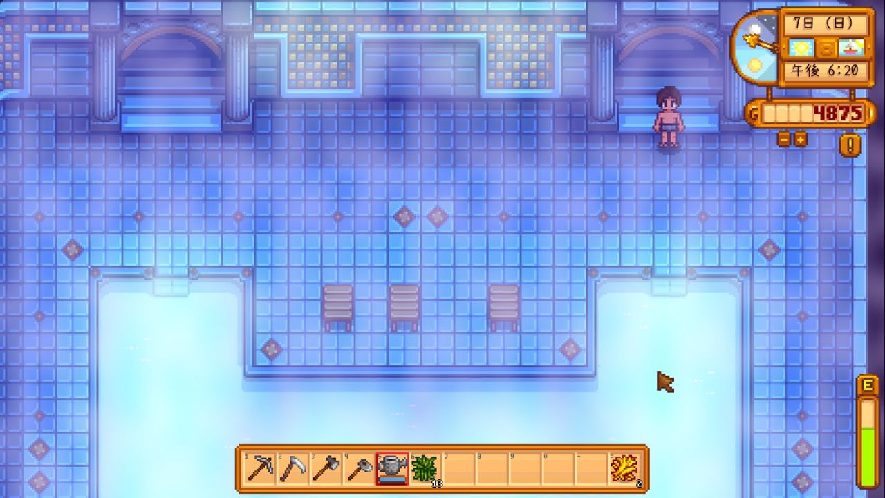 Stardew Valleyを遊ぶ 温泉とキノコとスープ 7 やまさんのエンジョイpcゲーム