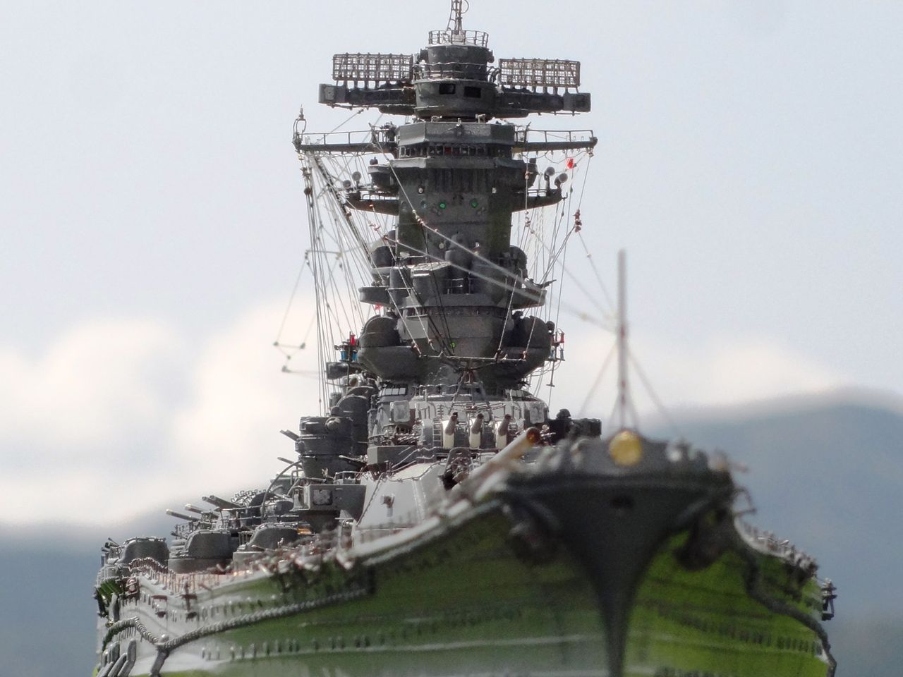 大和魂丸スクラッチ大和をイジル 8 超弩級戦艦虎900号艦浮上セリ 水戸商業校舎 を模型で再建する ヒトフタ ハチ