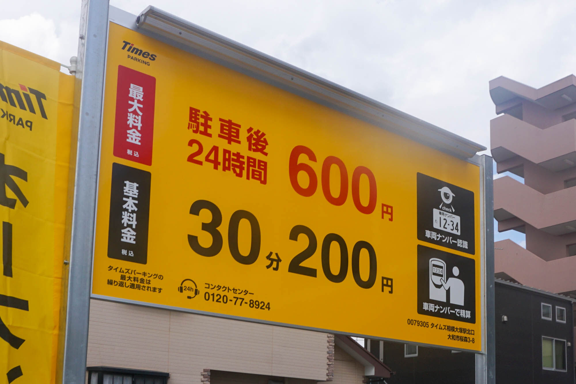 相模大塚駅ちかくに「タイムズ」ってコインパーキングができてる。郵便局ちかく : 大和とぴっく-やまとぴ