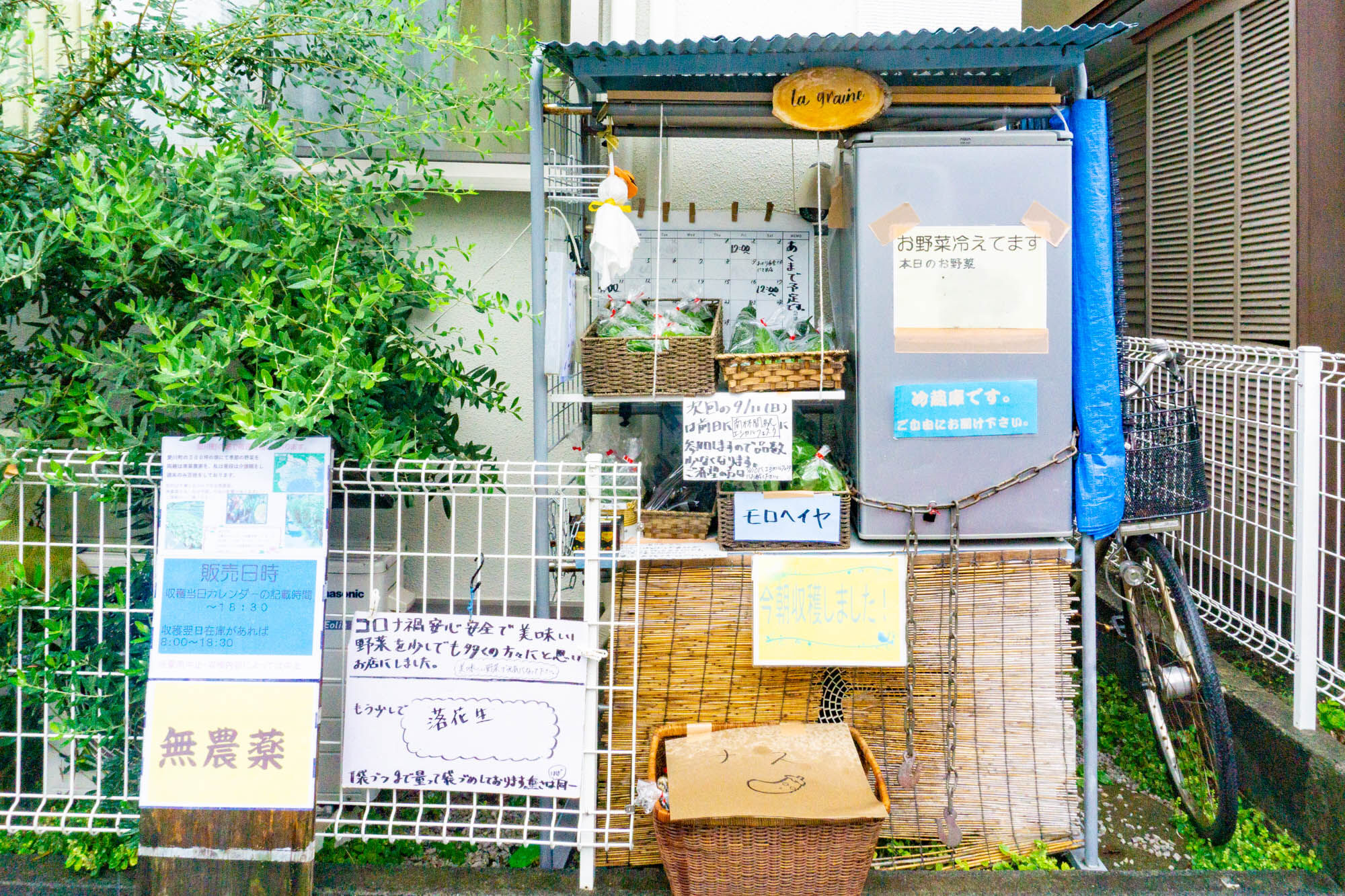 南林間の無農薬野菜無人直売所 La Graine は新鮮野菜がとにかくお得 大和とぴっく やまとぴ 南林間の無農薬野菜無人直売所 La Graine は新鮮野菜がとにかくお得 大和とぴっく やまとぴ