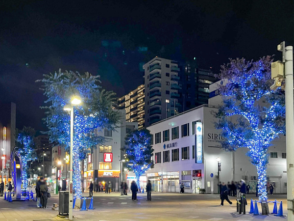 大和駅前のイルミネーション点灯中！【やまとぴフォト】