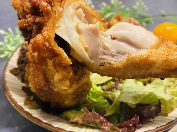林間の半身揚げ