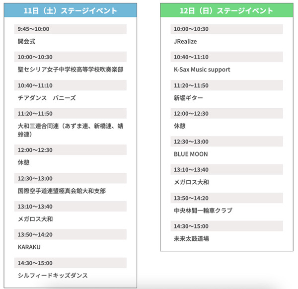 ステージイベントスケ