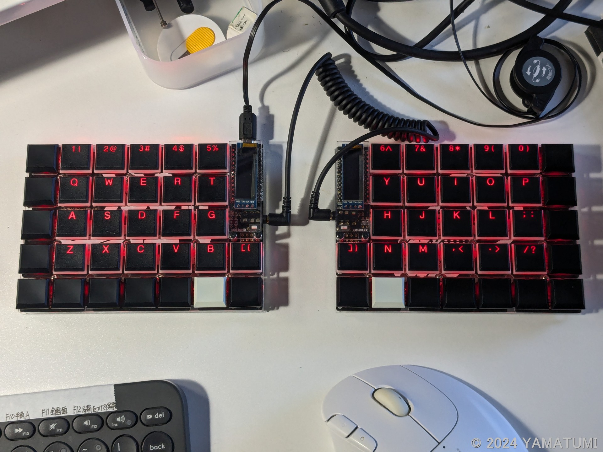 Helix rev3 自作キーボード 古いバージョンのHelixキーボードをVIA対応にして簡単キー