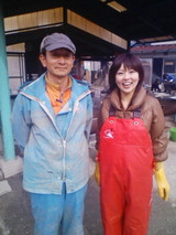 新人アナウンサーの夏目さんとツーショット