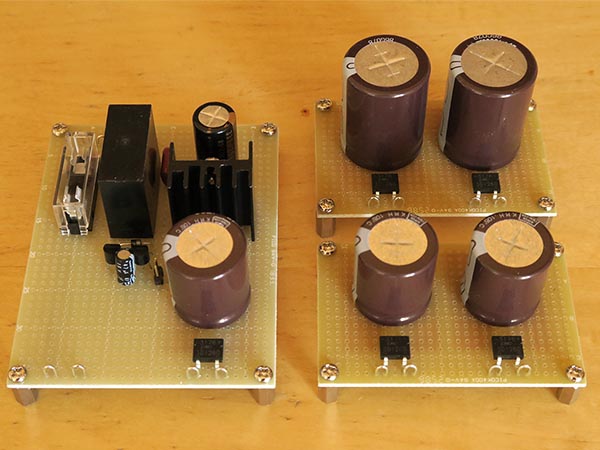 デジタル・チャンネル・デバイダー(6)電源基板の製作 デジタル・チャンネル・デバイダー(6)電源基板の製作