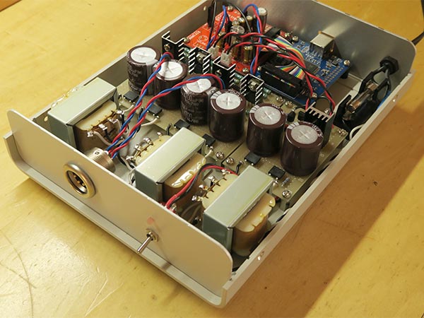 Usbヘッドホンアンプ 3 ケース加工 配線 のんびり自作オーディオ