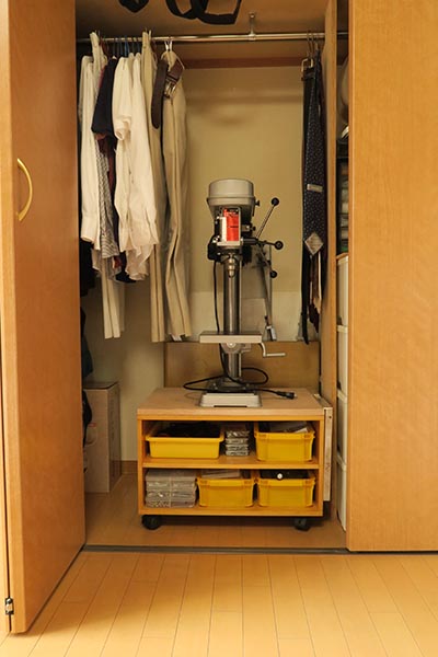 ボール盤用防塵台（キャスター付） ボール盤用防塵台（キャスター付）