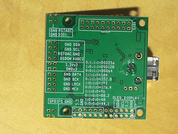 USBアンプX（2）デジタル基板の製作 : のんびり自作オーディオ