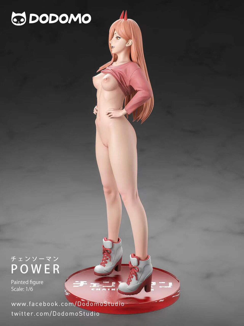 魔改造フィギュア 無修正 チェンソーマン パワーのパイパンマンコエロ魔改造フィギュア : やみなべエロ画像