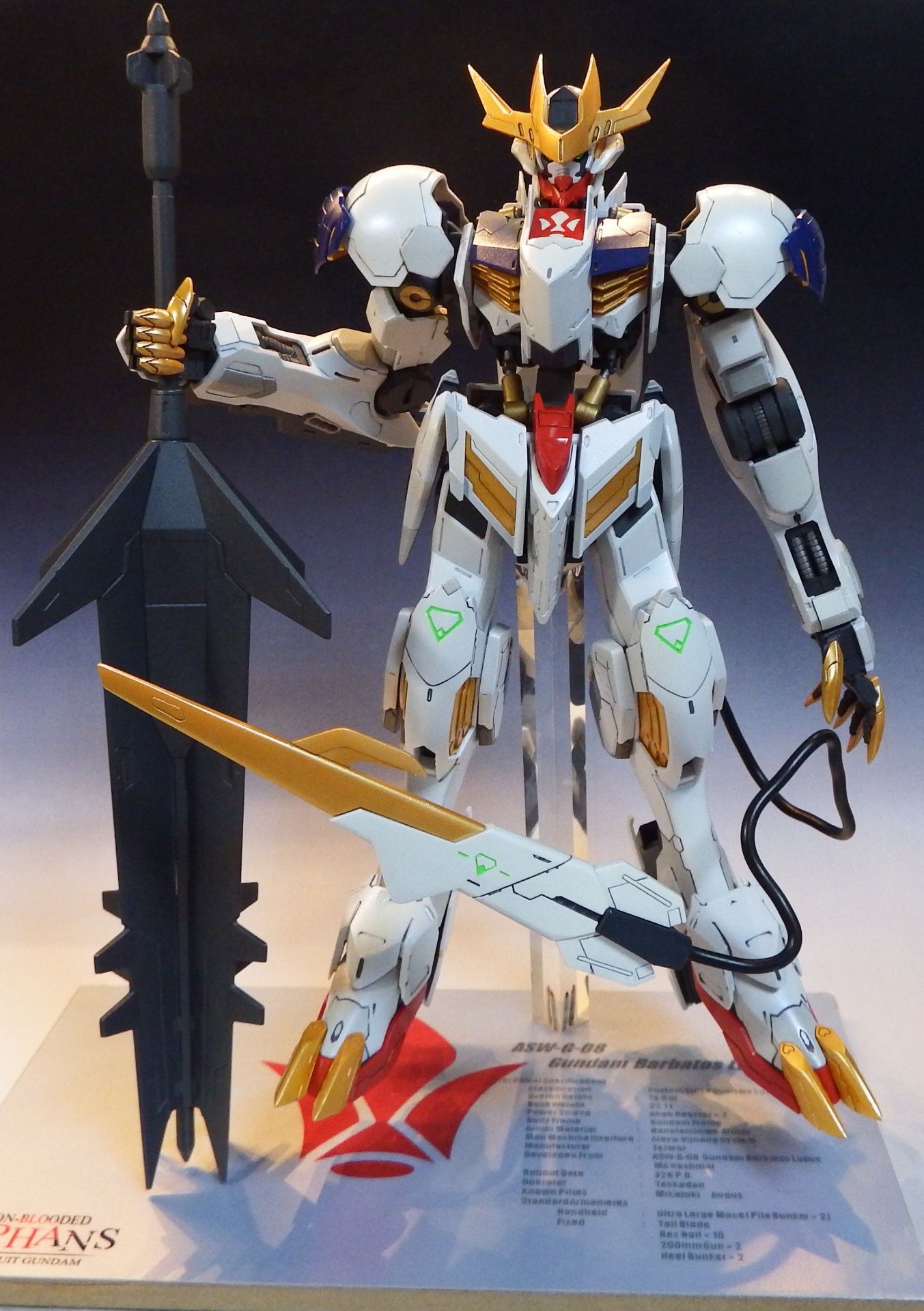 1 100 フルメカニクス ガンダムバルバトスルプスレクス ９ 完成 当方私見聞録