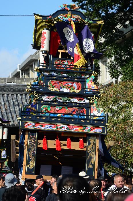 西条祭り11 魚屋町だんじり 屋台 楽車 御殿前 伊曽乃神社祭礼 異景