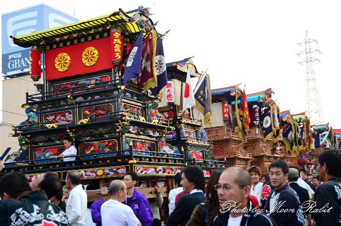 魚屋町だんじり 屋台 楽車 フジグラン西条 喜多町屋台新調御披露目式 異景