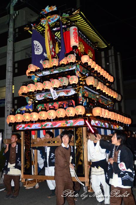 黒住教西条教会所付近 魚屋町だんじり 屋台 楽車 西条祭り11 愛媛県西条市 異景