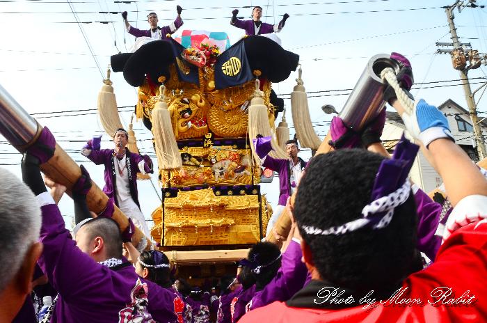 白浜太鼓台 新居浜太鼓祭り11 多喜浜駅前かき比べ 愛媛県新居浜市 異景