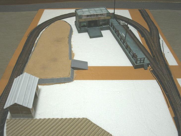 軽便ミニレイアウト制作記 全体の構成と位置決め ｙａｎ鐵 東野田軽便鉄道