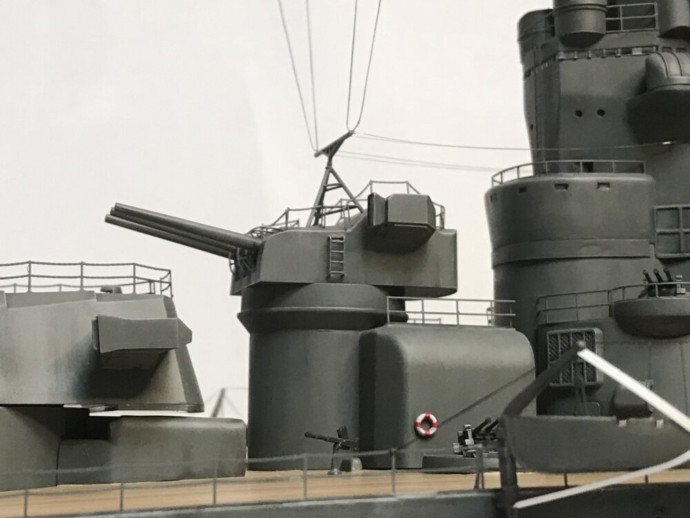 ニチモ1/200戦艦大和作成記】⑪副砲 : 屋根さんのつぶやき