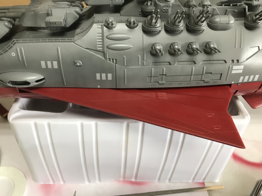 1/350宇宙戦艦ヤマト作成記～その7 : 屋根さんのつぶやき