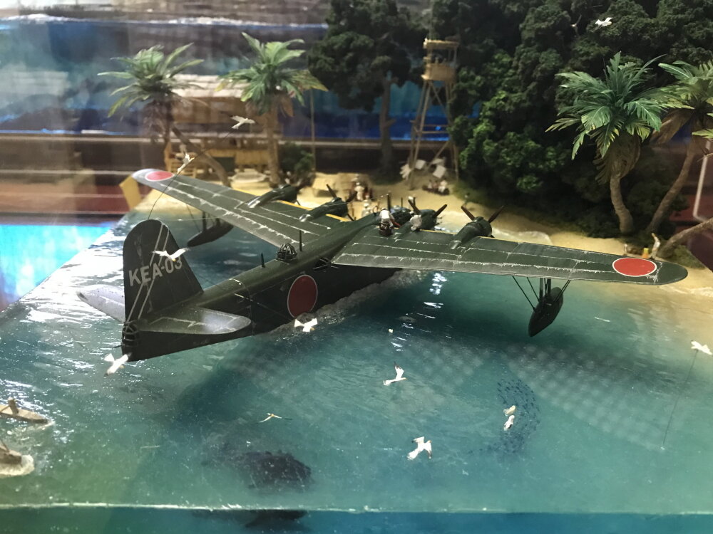 宅間海軍航空隊を再現したジオラマ作品 : 屋根さんのつぶやき