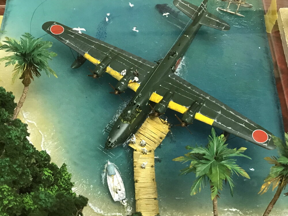 宅間海軍航空隊を再現したジオラマ作品 : 屋根さんのつぶやき