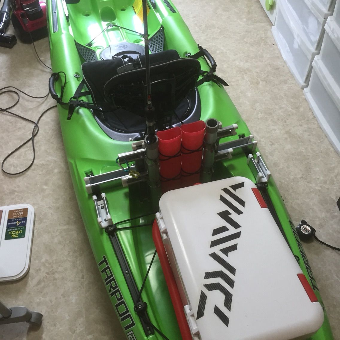 クーラーボックス 電気屋さんのカヤックフィッシング クーラーボックス 電気屋さんのカヤックフィッシング