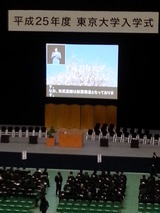 H25年度東大入学式1