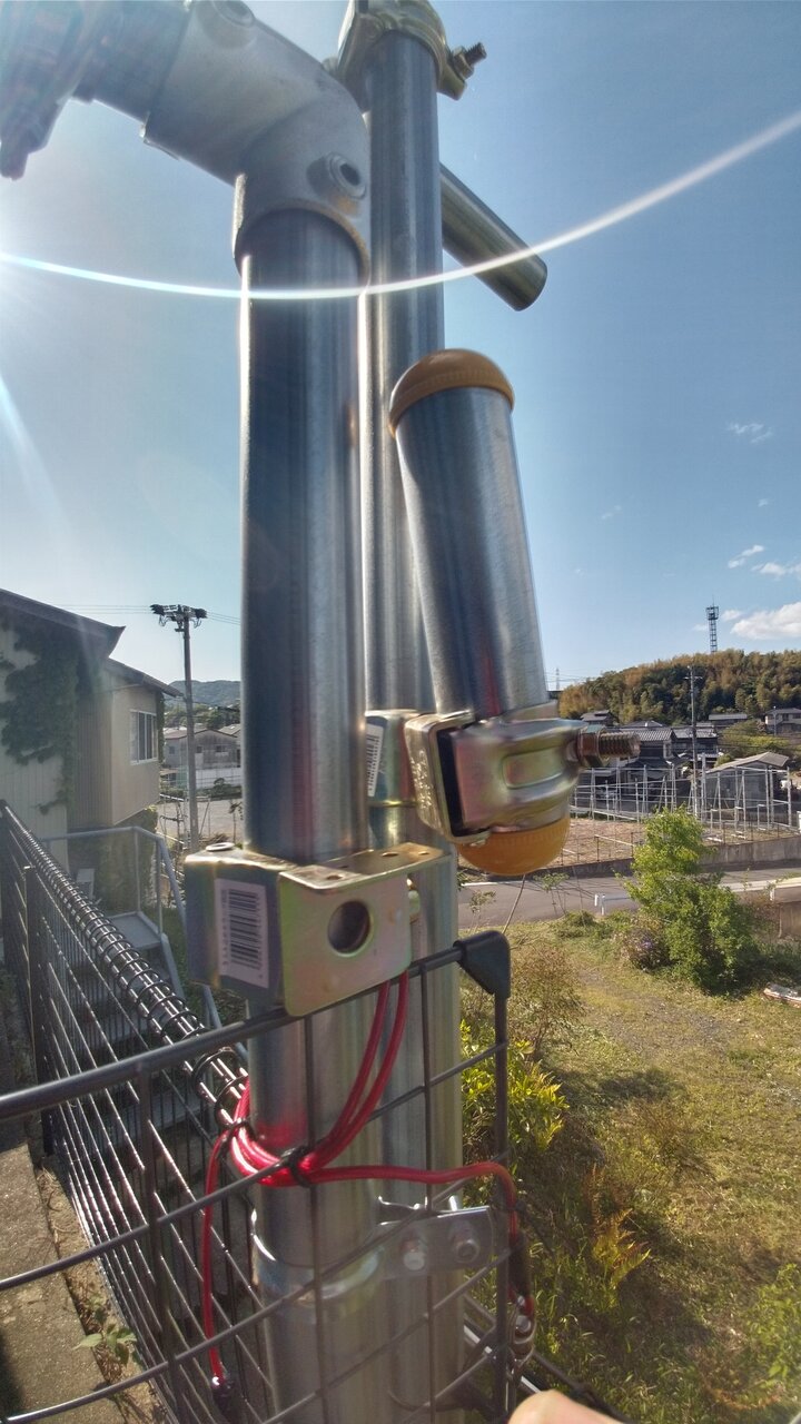 単管パイプでドッグラン ドアノブ作り やりたい事が多すぎる