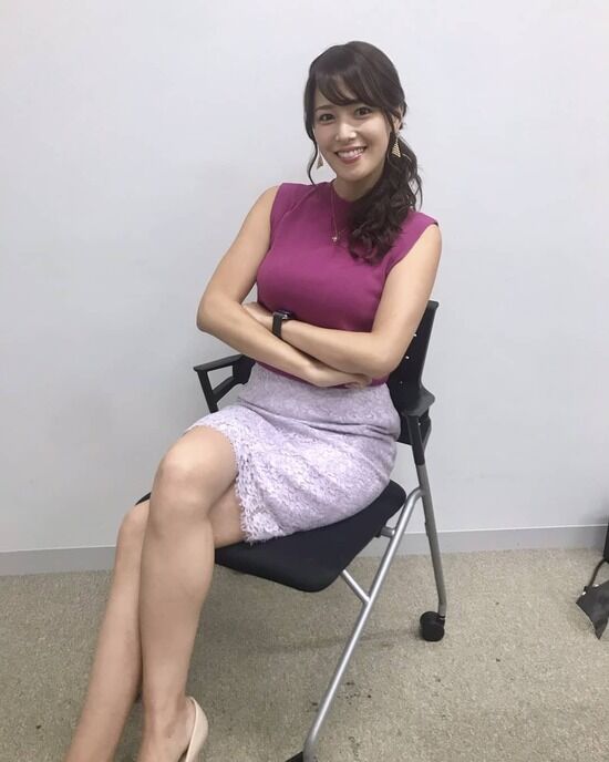 Gカップ爆乳 局内不倫 鷲見玲奈アナの 誘われるがまま のエロさは有名だった やるきまんまん