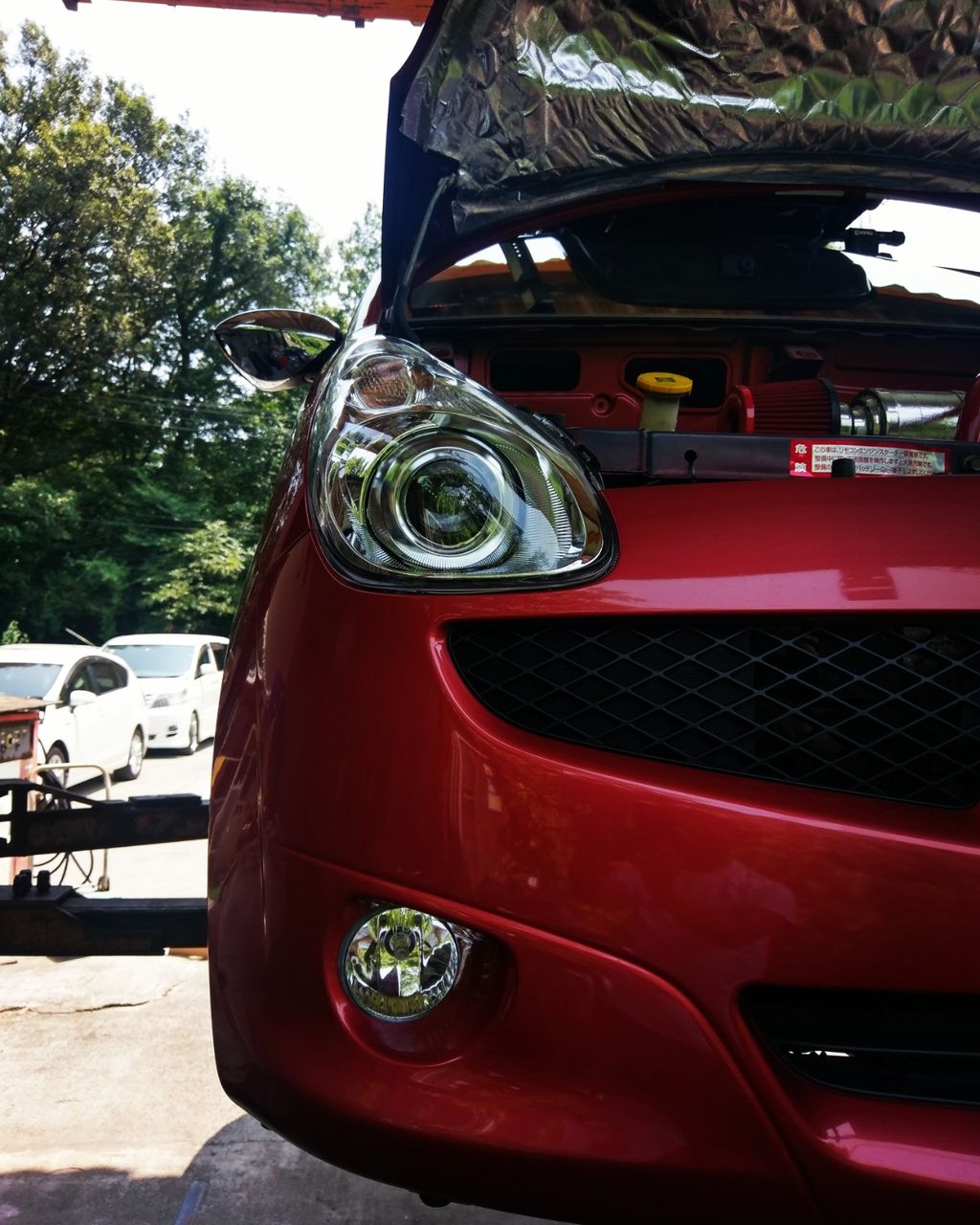 ガレージアスカにてtein車高調導入 ２０１８年８月６日 マードック 首を洗って待ってろ