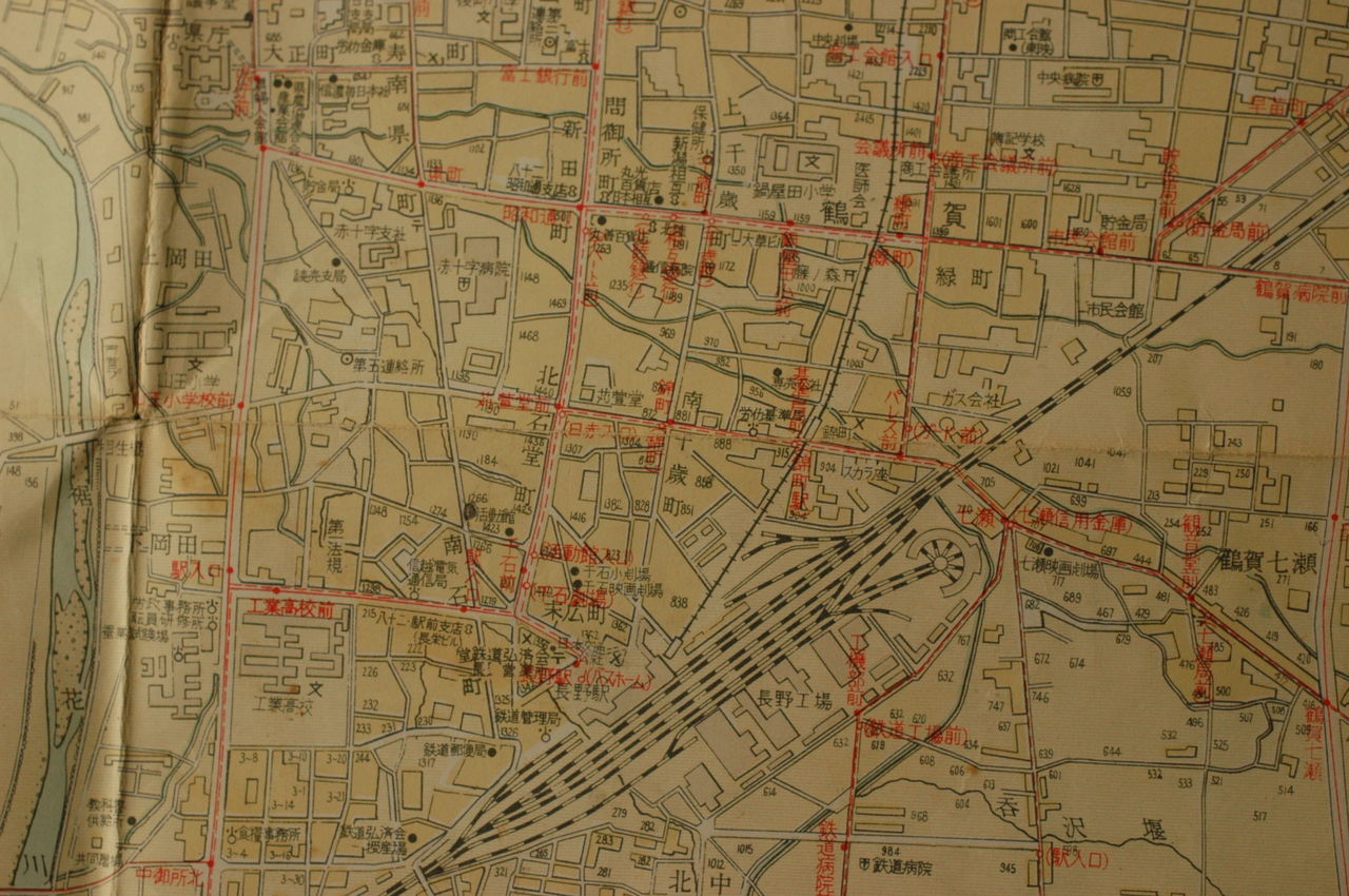 長野市地図 朝日堂 和菓子屋 日記 長野市