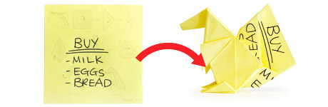 orgami-sticky-notes
